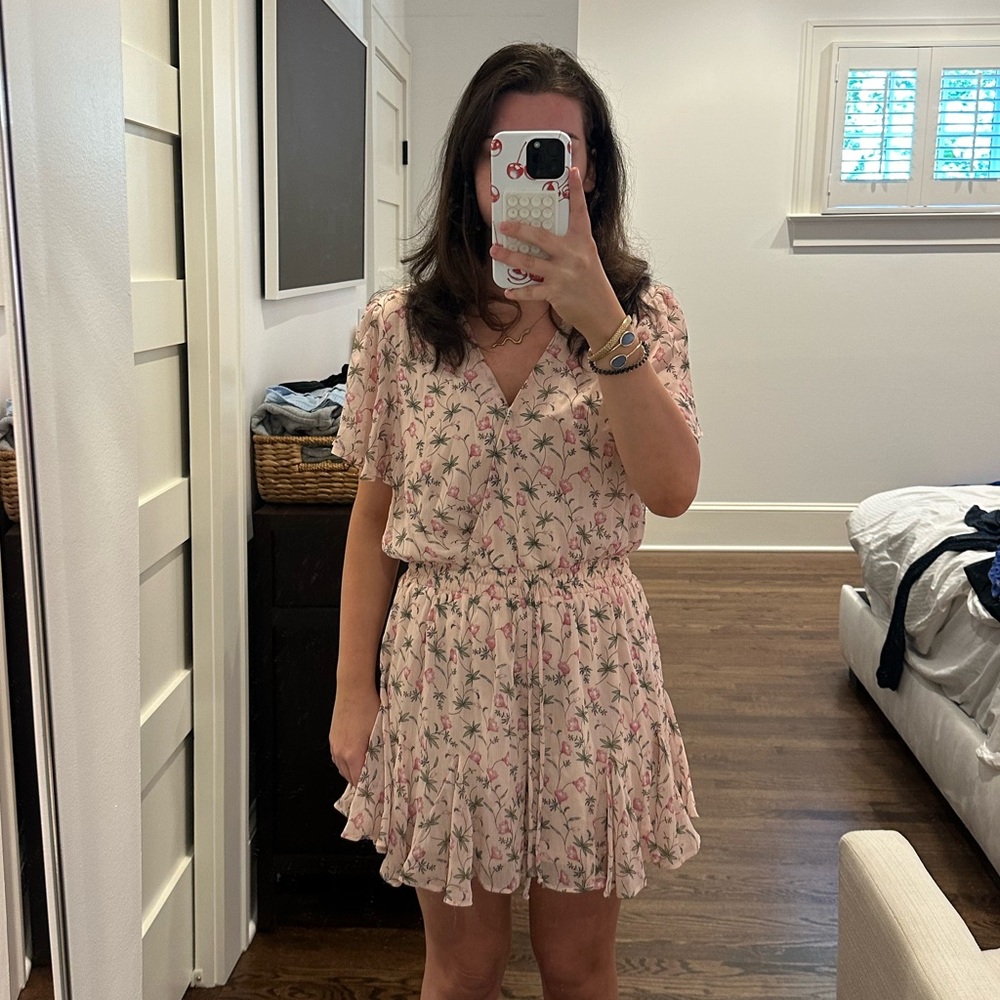 Spencer + Ella floral print flowy romper